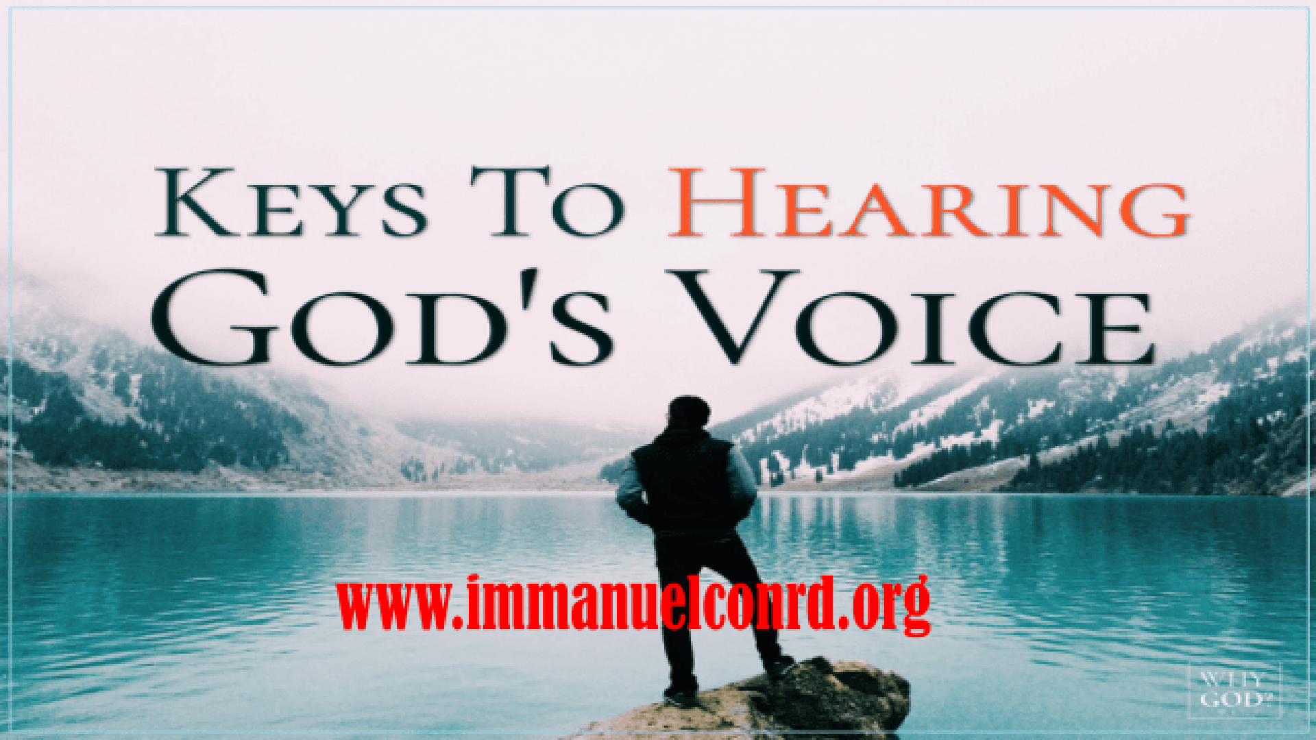 HOW TO HEAR THE VOICE OF GOD