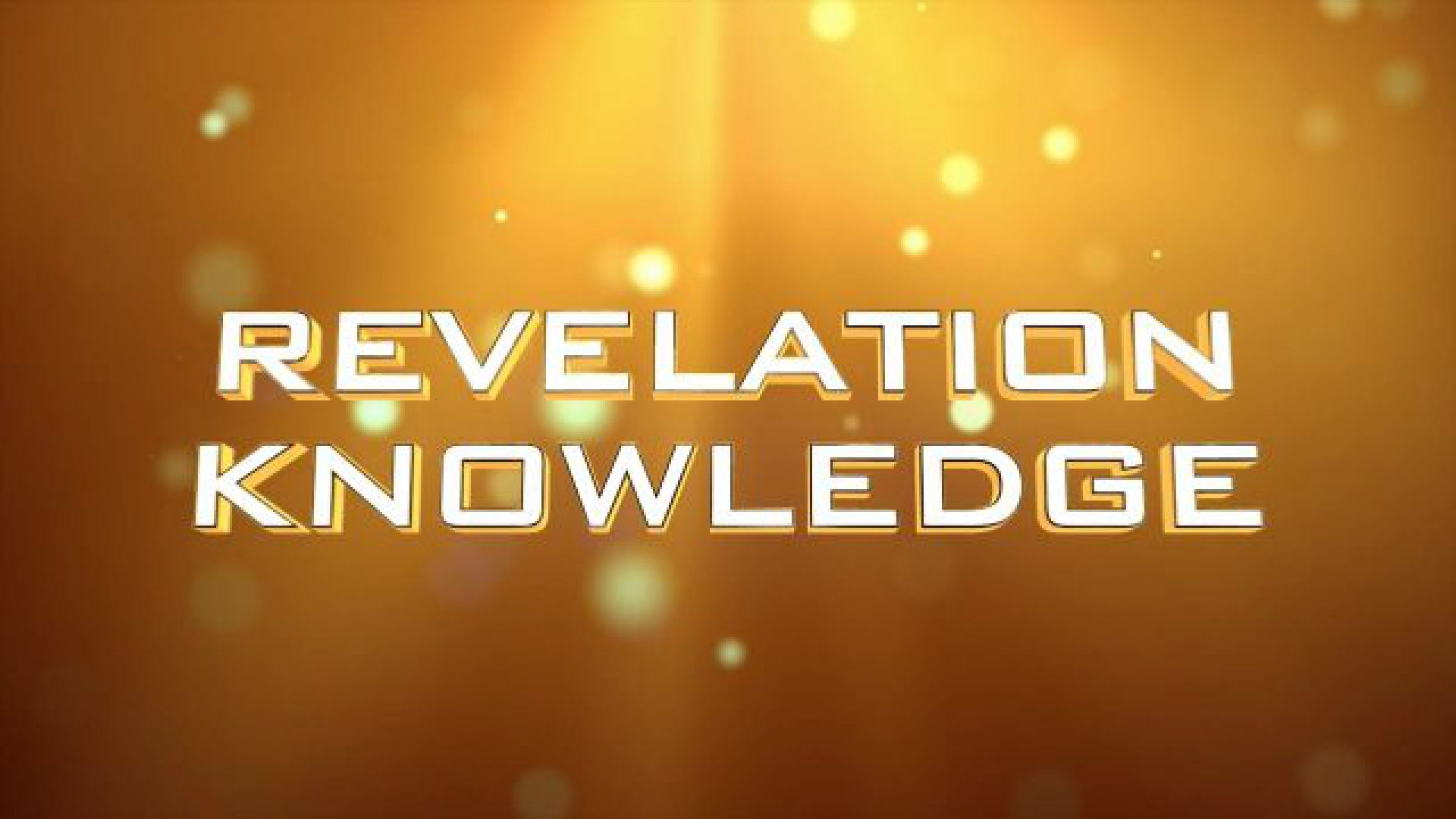 REVELATION KNOWLEDGE