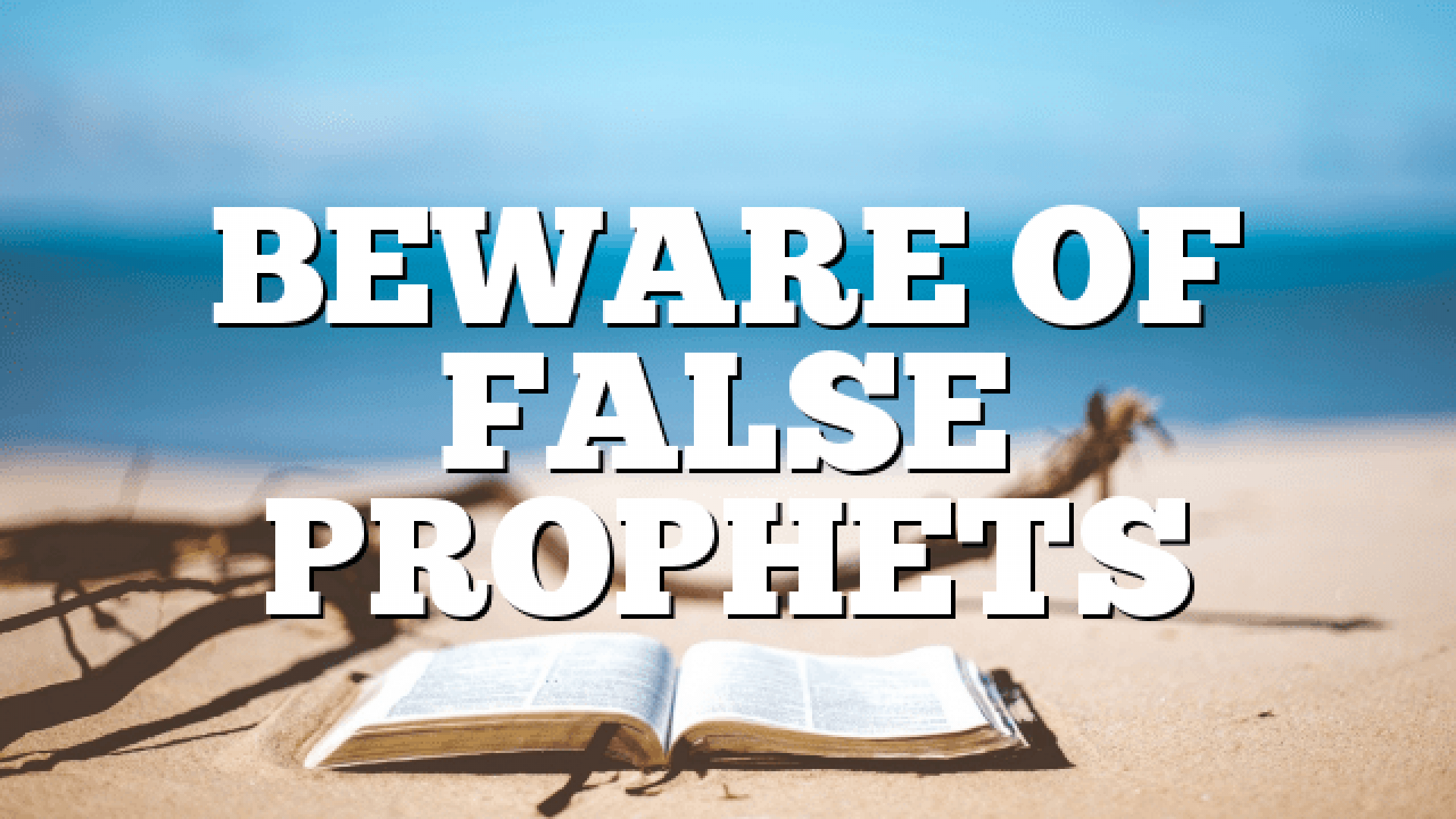 BEWARE OF FALSE PROPHETS