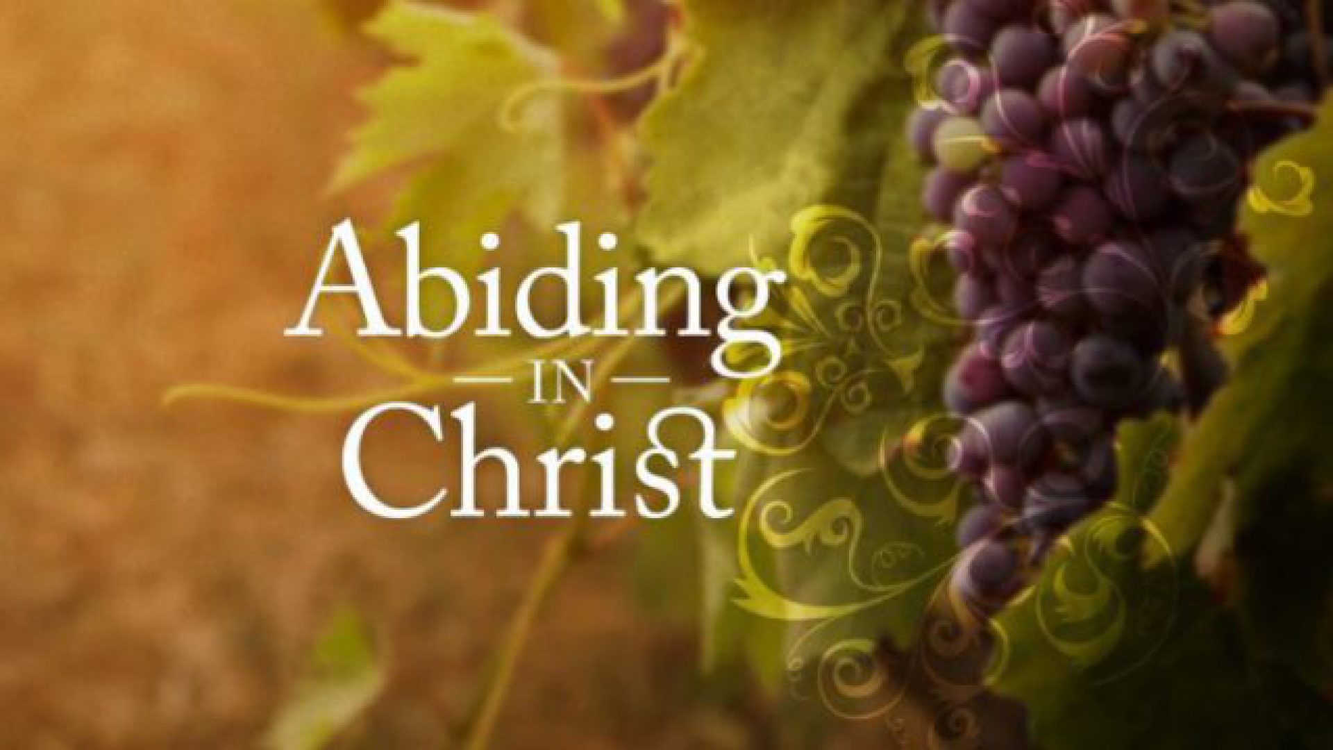 Abiding In Christ