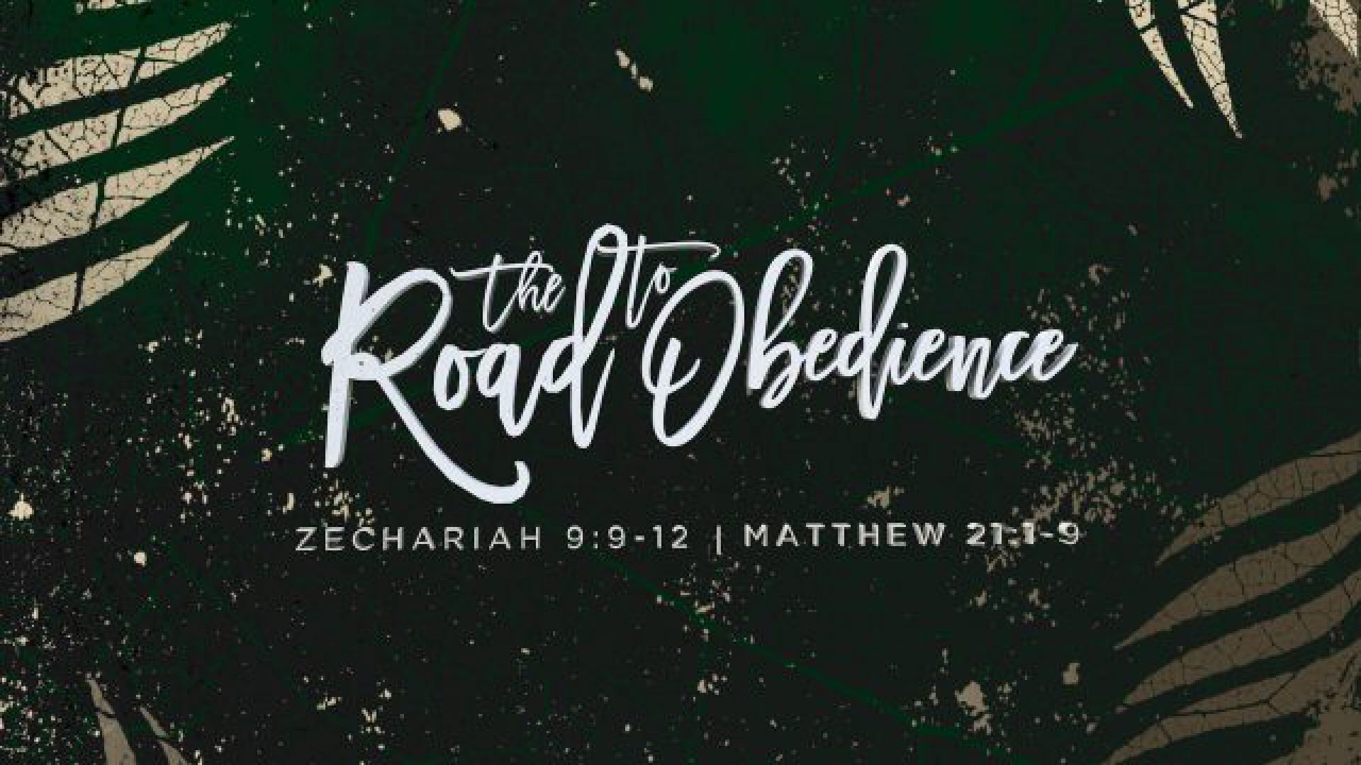 The Road To Obedience